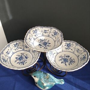 INDIES JOHNSON Bros 3 Cereal Bowls